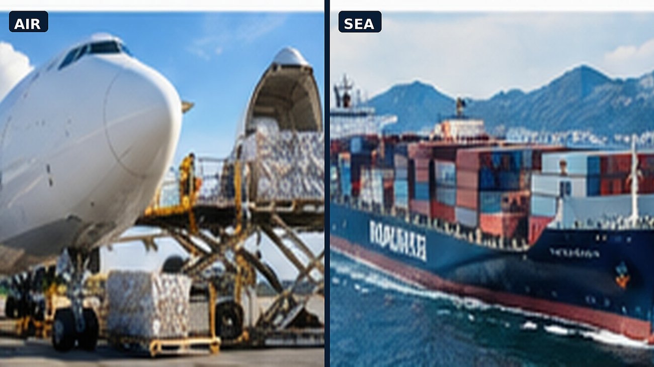 Shipping from China to Europe: Sea Rail Air and DDP Compared — option comparison