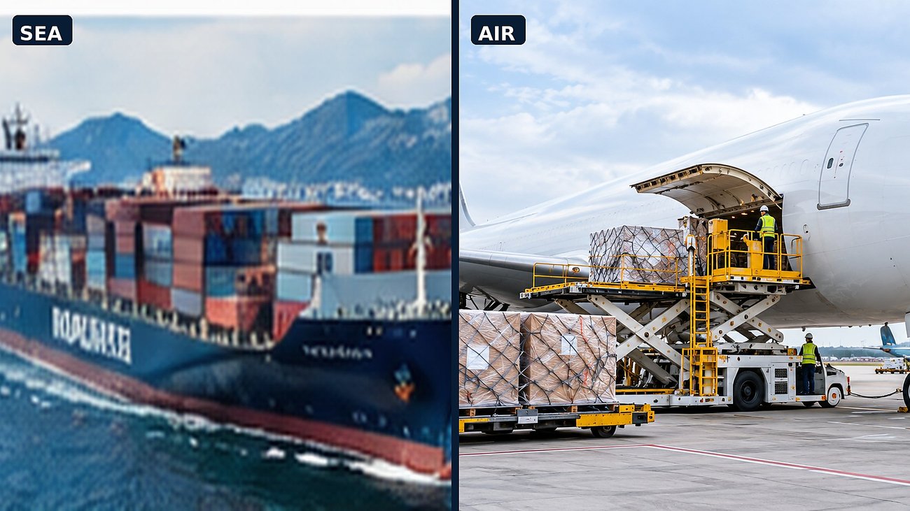 Shipping from China to the USA: Sea Air and Door-to-Door Options — option comparison