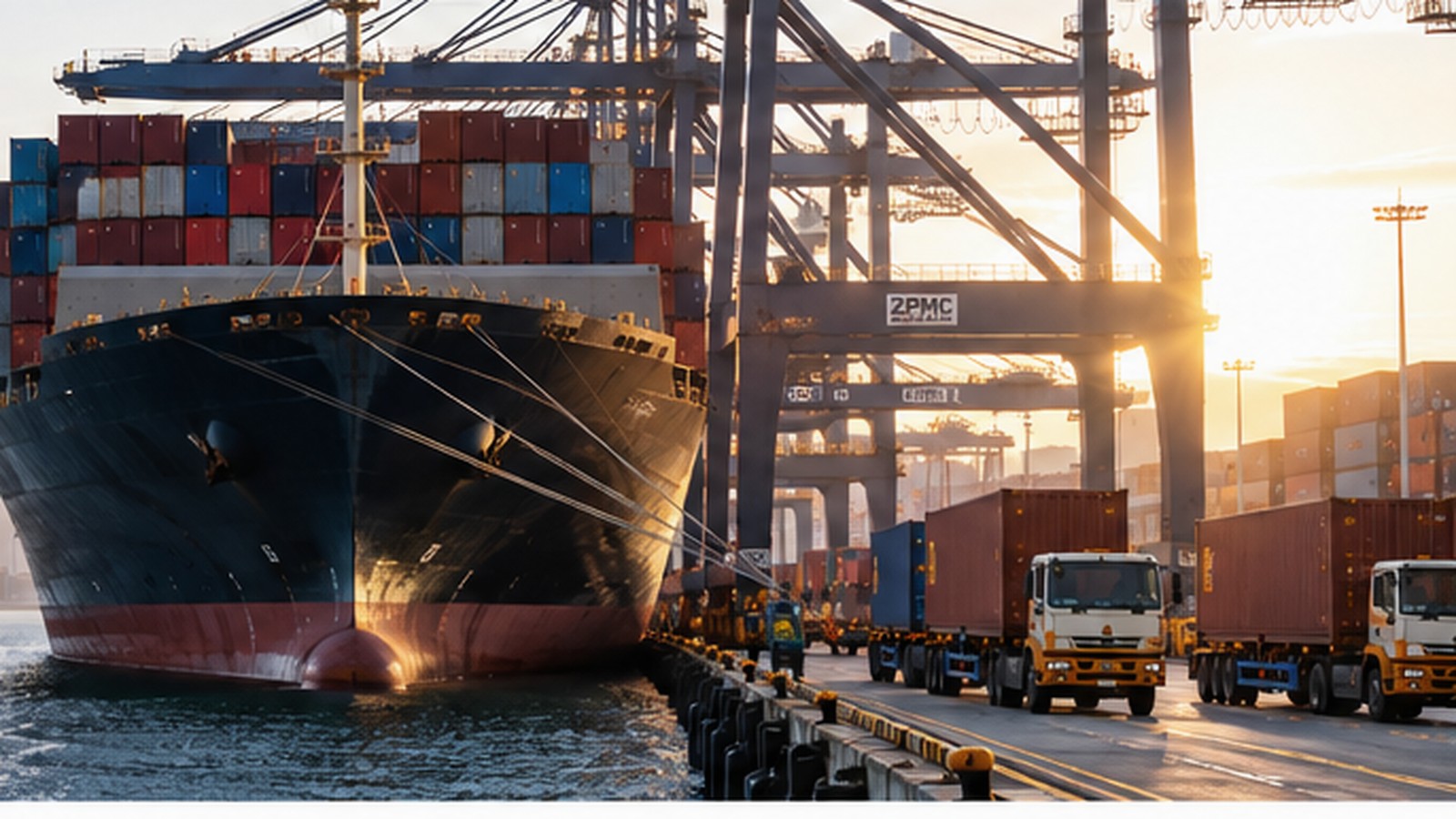 FCL container loading and cargo bracing at origin warehouse